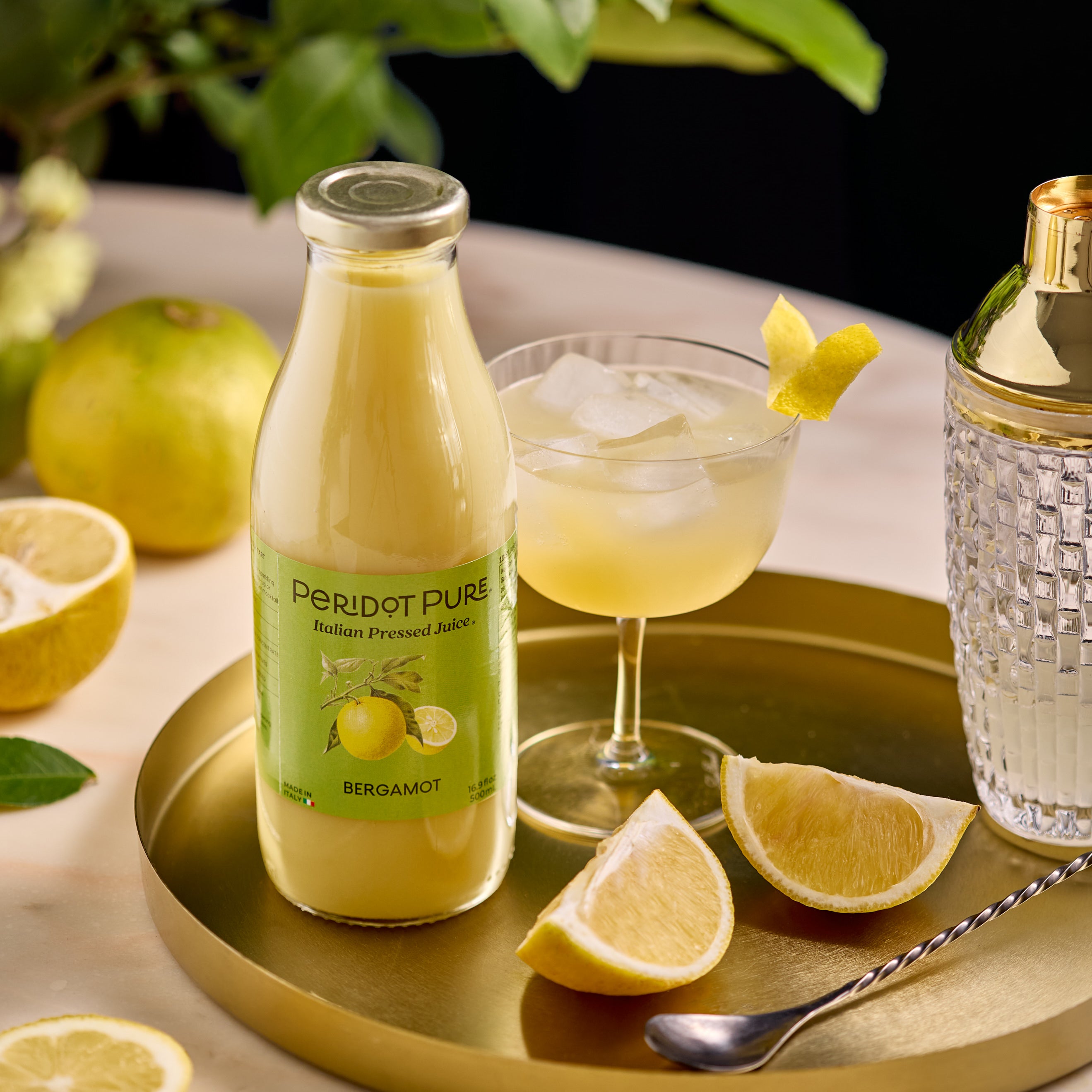 Peridot Pure Bergamot Mocktail