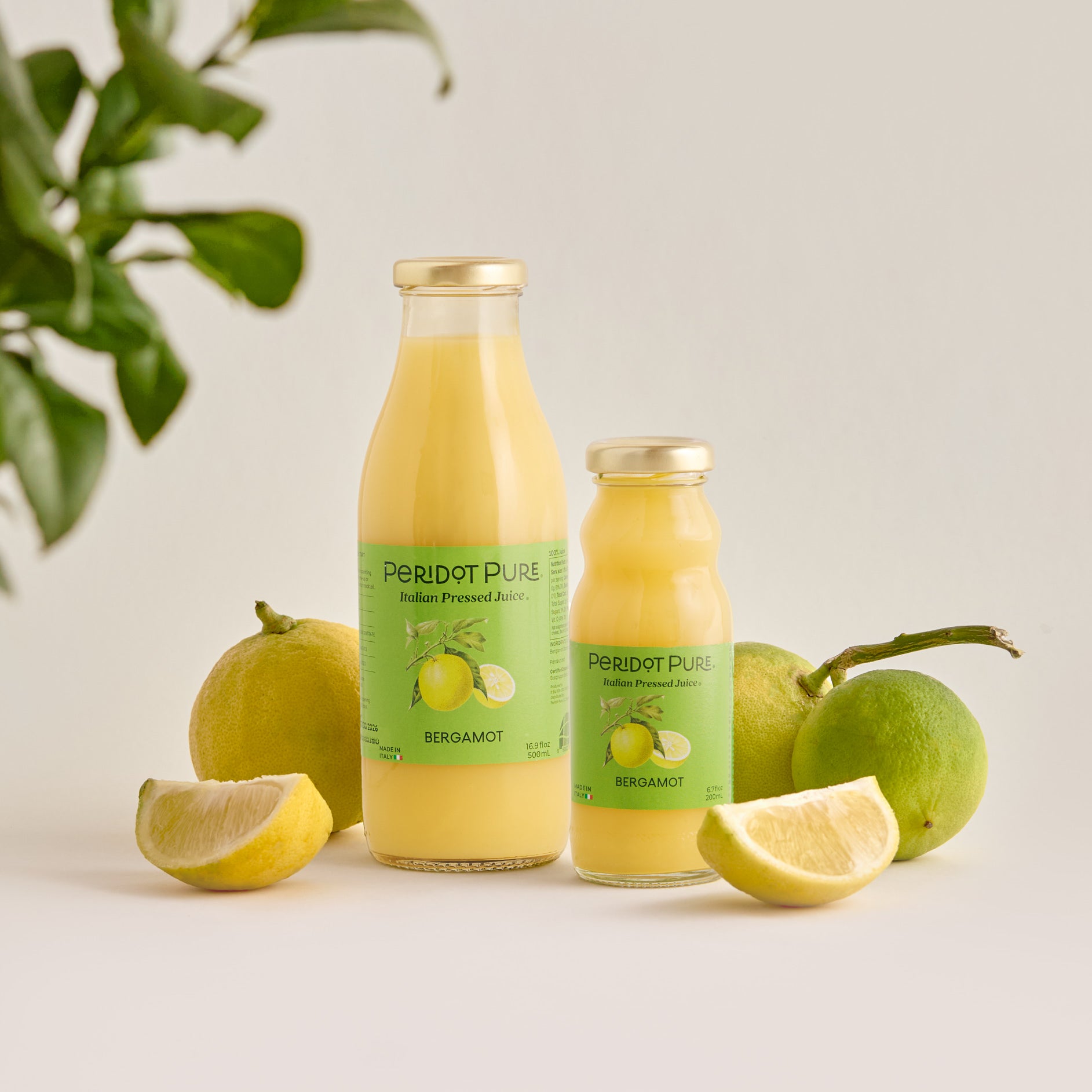 Peridot Pure Bergamot, 16.9 fl oz and 6.7 fl oz