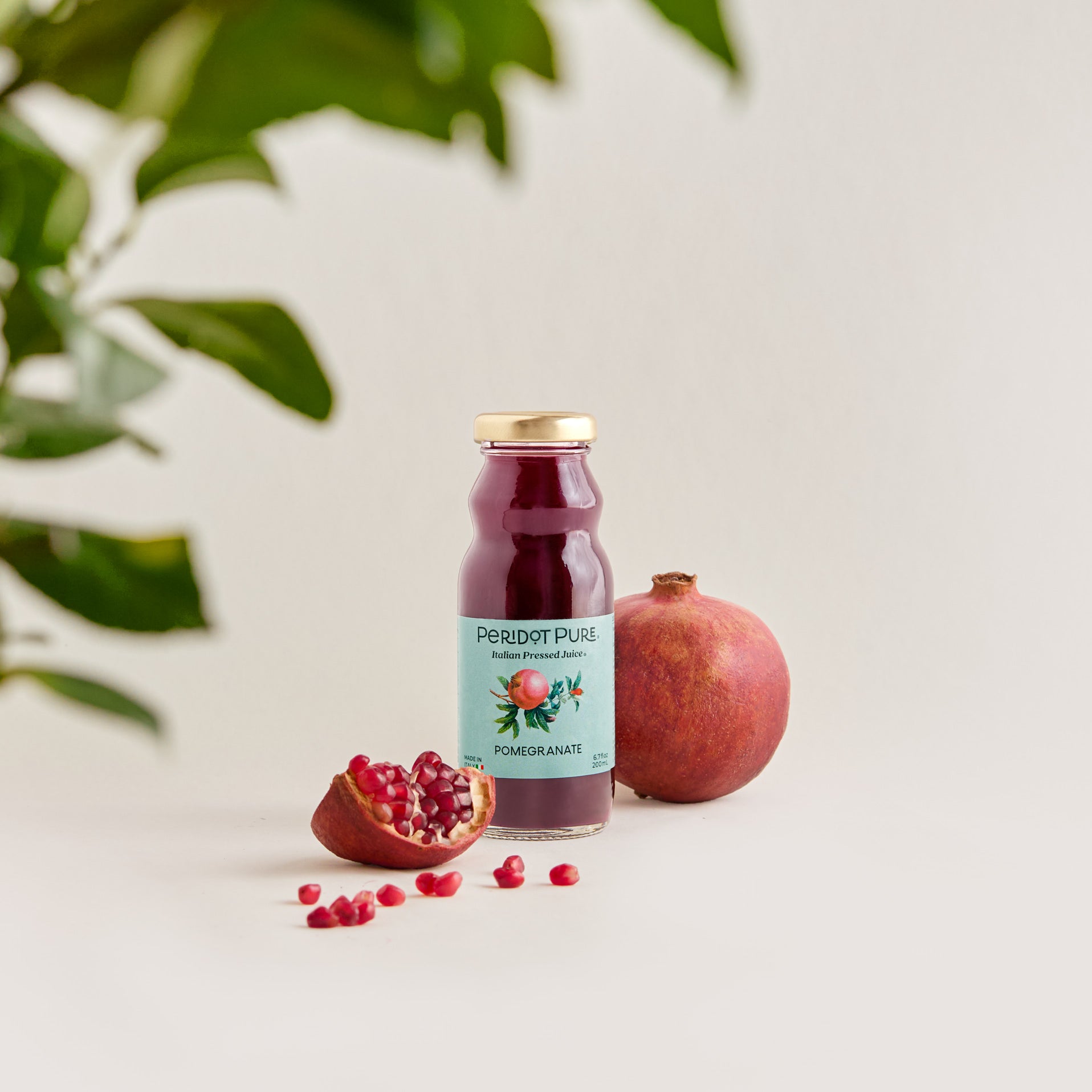 Peridot Pure Pomegranate juice 6.7 fl oz bottle