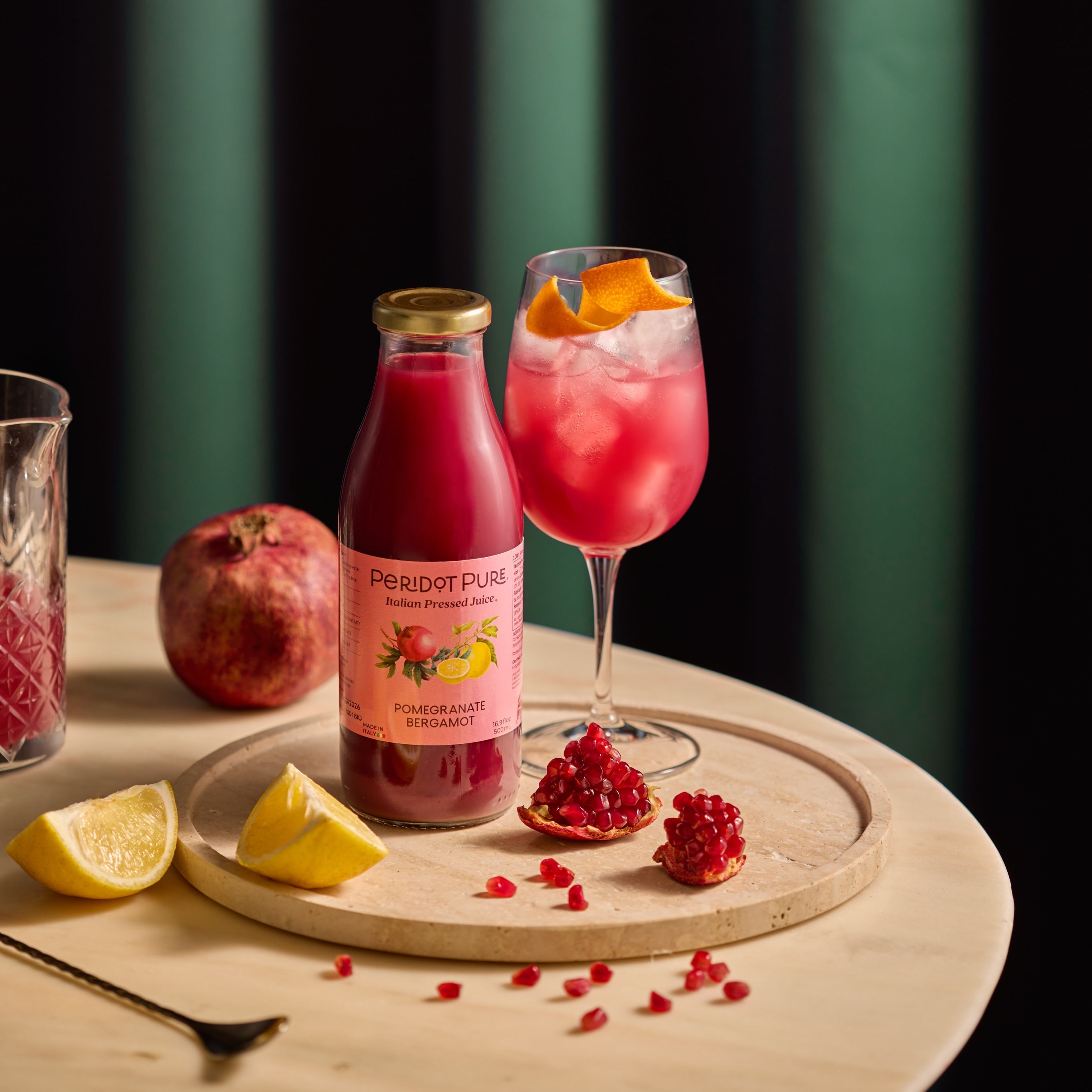 Pomegranate Bergamot Spritz: The Sophisticated Summer Pour That Happens to Be Alcohol-Free