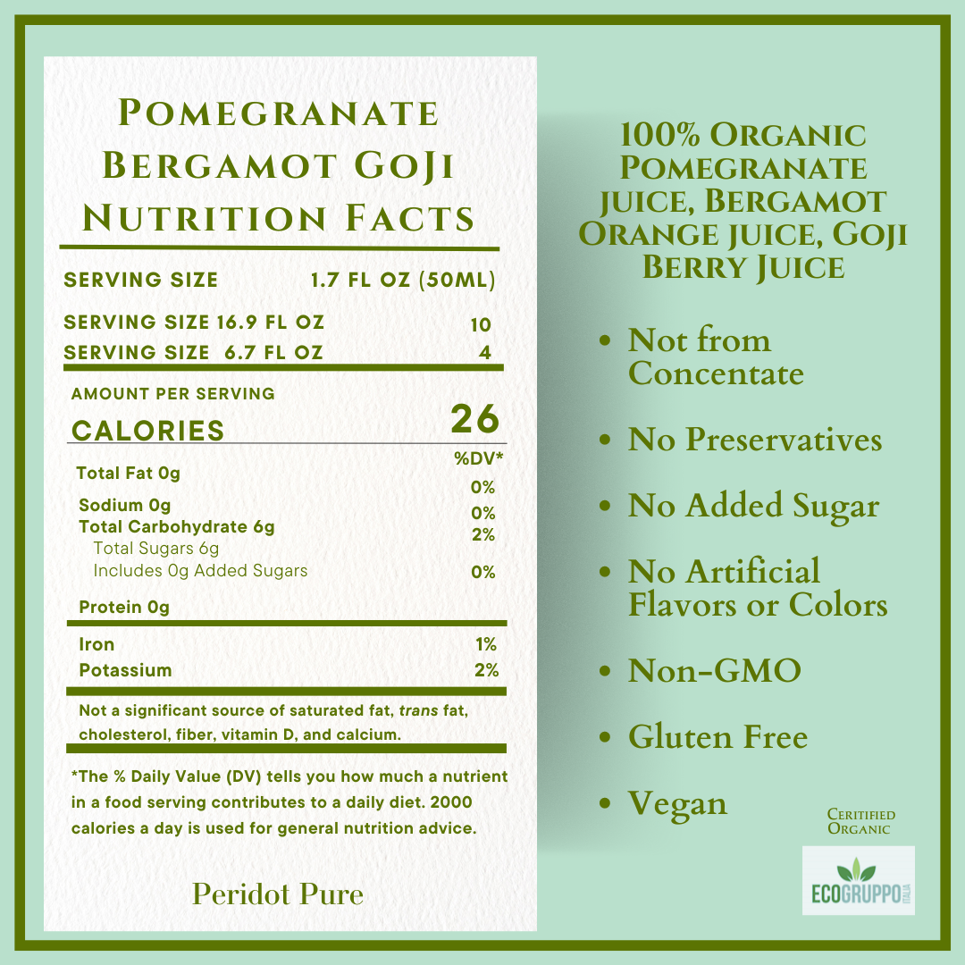 Pomegranate juice nutrition facts clearance